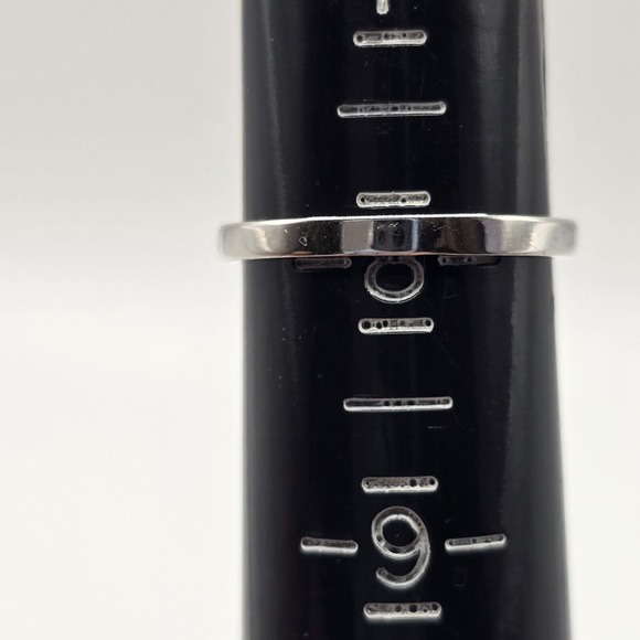 AB Rhinestone Ring 925 Silver Plated Size 8 Womens‎ Fashion Jewelry - Picture 6 of 7